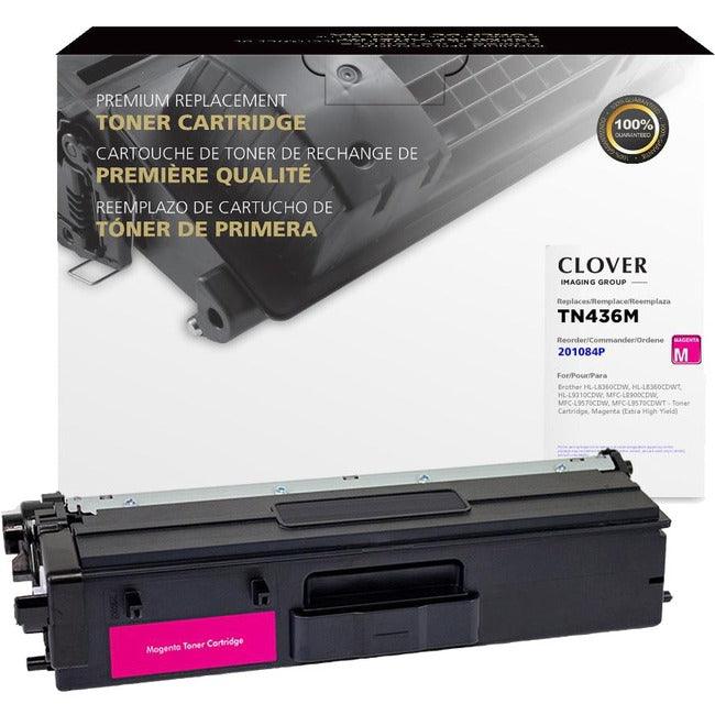 Cartouche de toner remise à neuf Clover Technologies - Alternative pour Brother TN436M - Magenta