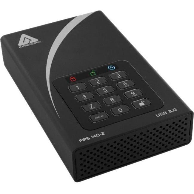 Disque dur Apricorn Aegis Padlock DT 16 To - Externe - Conforme TAA