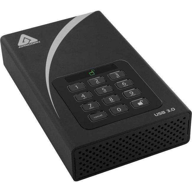 Apricorn Aegis Padlock ADT-3PL256-2000 Disque dur 2 To - 3,5" externe