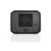 G-RAID PROJECT 2 desktop hard drive viewed from the back with power button, LED button, 19v DC port and USB-C ports