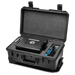 Pelican Storm iM2500 Opened protective case with disk, drive and cable inside