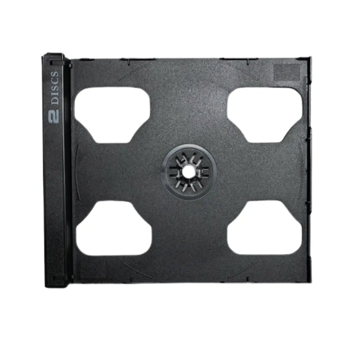 Black double tray for Jewel CD case