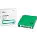 HPE LTO 8 Ultrium tape case standing on the left and tape laying on the right