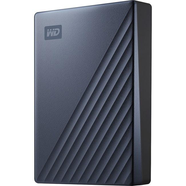 WD My Passport Ultra 4TB WDBFTM0040BBL Portable Hard Drive - External - Blue