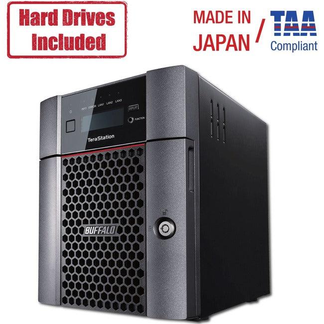 Buffalo TeraStation 5410DN Desktop 32 TB NAS Hard Drives Included
