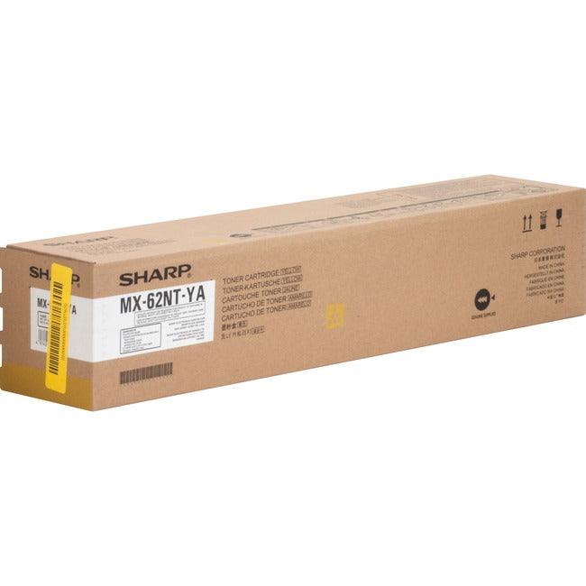 Sharp MX62NTYA Original Toner Cartridge - Yellow