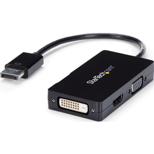StarTech.com Travel A/V adapter: 3-in-1 DisplayPort to VGA DVI or HDMI converter