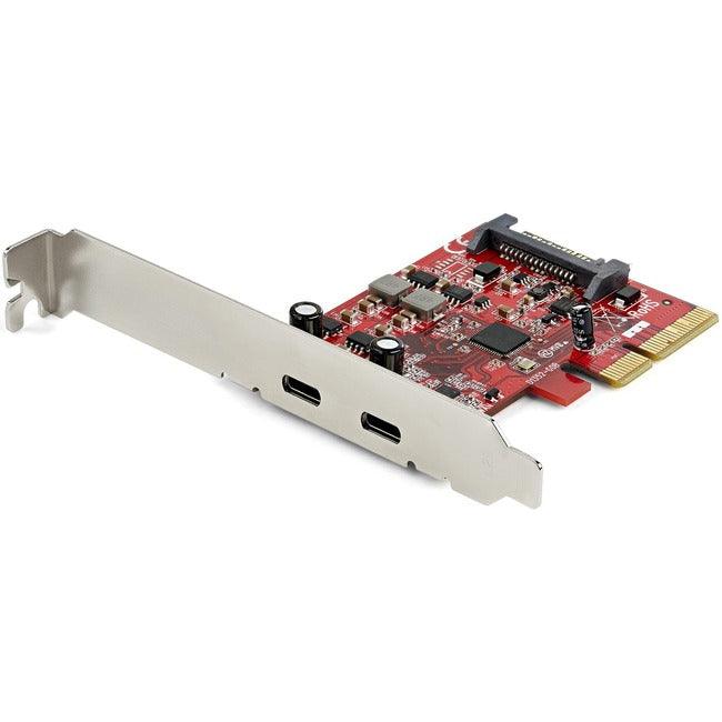 StarTech.com Adaptateur de carte PCIe USB C 10 Gbit/s 2 ports - Carte d'extension PCI Express USB 3.1 Gen 2 Type-C - Windows, macOS, Linux