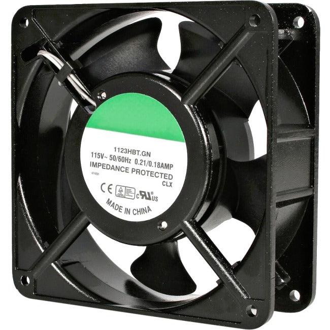 StarTech.com 120mm Axial Rack Muffin Fan for Server Cabinet - 115V - AC Cooling - Low Noise & Quiet PC Computer Case Fan (ACFANKIT12)