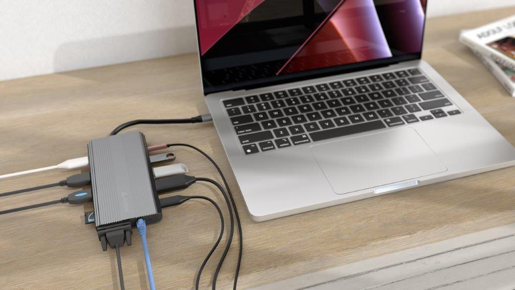 Axiom 12-in-1 USB-C Multiport Hub Adapter